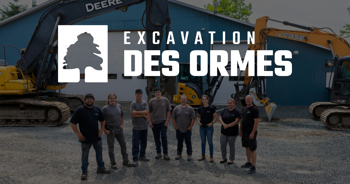 Excavation des Ormes - Entrepreneur en excavation